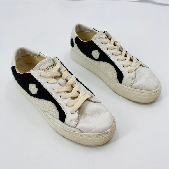 Soludoa Yin Yang Sherpa Platform Sneakers - Picture 2 of 8